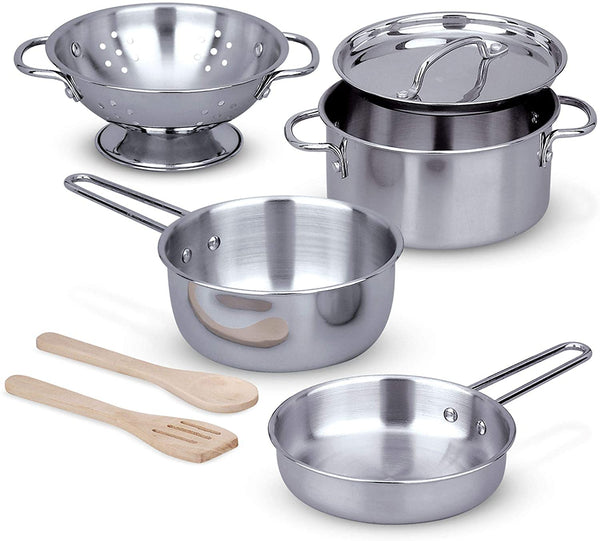 Let's Play House! Stainless Steel Pans-4265