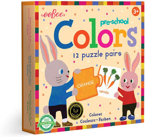 Pre-School Colors Puzzle Pairs