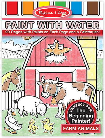 Paint with Water-Farm Animals