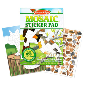 Mosaic Sticker Pad-Nature