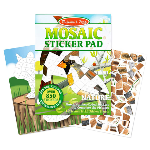 Mosaic Sticker Pad-Nature