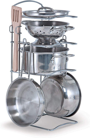 Let's Play House! Stainless Steel Pans-4265