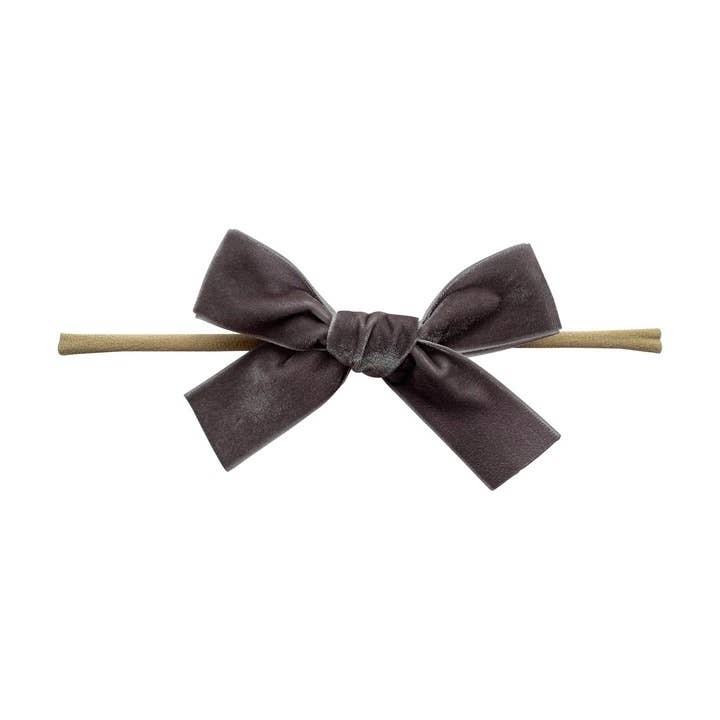 Baby Wisp - Velvet Hand Tied Bow