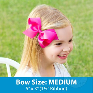 Medium organza overlay bow (MORE Colors)