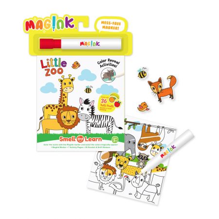 Magink-Mess Free Marker with Scented Stickers Activity Book