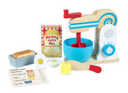 Wooden Make-a-Cake Mixer Set-9840