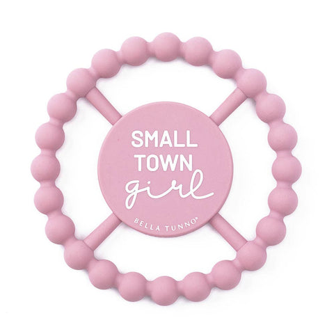 Bella Tunno - Small Town Girl Happy Teether: Pink