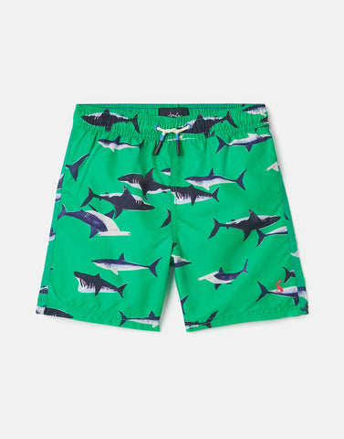 Ocean-Shark Swim Shorts