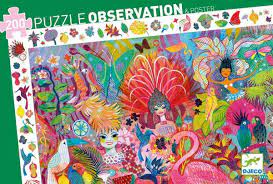 Djeco-Observation Puzzle-Rio Carnival-200 pc.