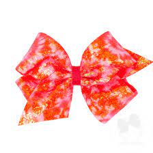 Sequin Tie Dye Ombre Bow