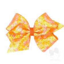 Sequin Tie Dye Ombre Bow