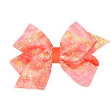 Sequin Tie Dye Ombre Bow