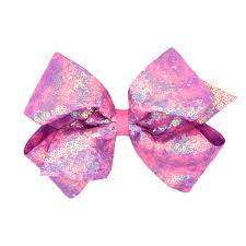 Sequin Tie Dye Ombre Bow