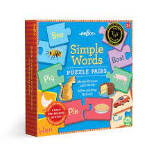 Simple Words Puzzle Pairs