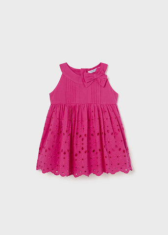 Fuchsia Eyelet Dress