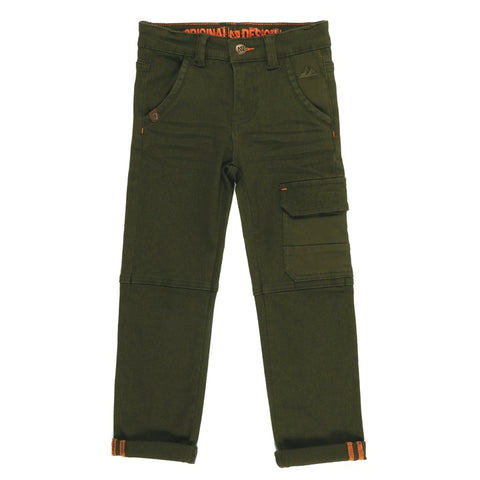 Forest Green Multi Pocket Pant