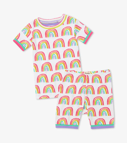 Pretty Rainbows Organic Cotton Short Pajamas