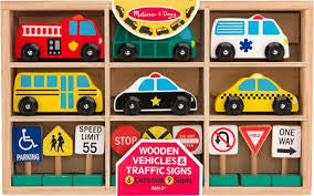 Wooden Vehicles & Traffic Signs