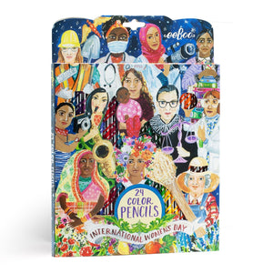 24 Color Pencils-International Women's Day
