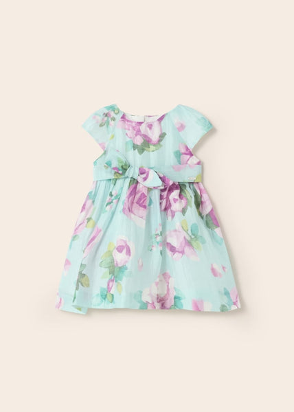 Linen Floral Dress