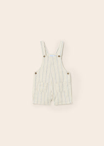 Linen Stripe Overalls