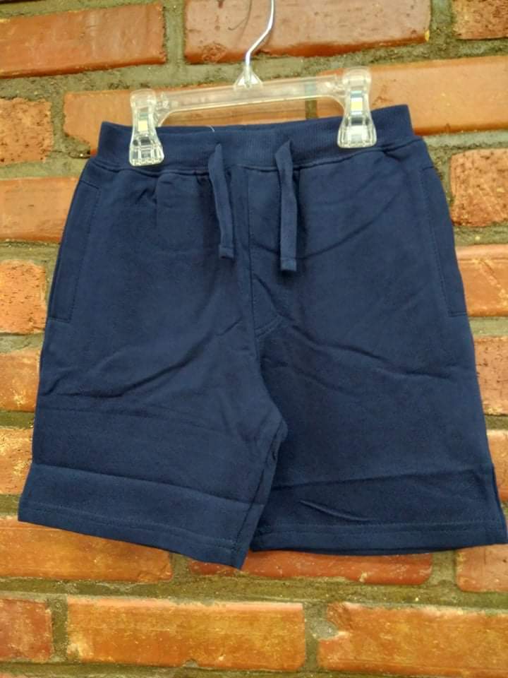 Navy Terry Shorts w/pockets