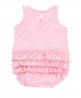 Pink Ruffle Bubble Romper