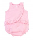 Pink Ruffle Bubble Romper