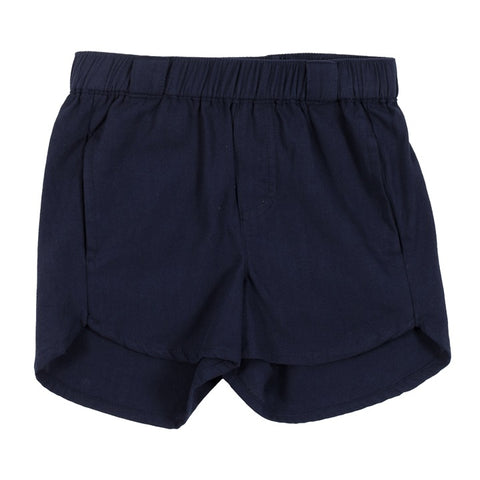 Navy Twill Shorts