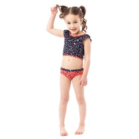 Navy Floral Tankini